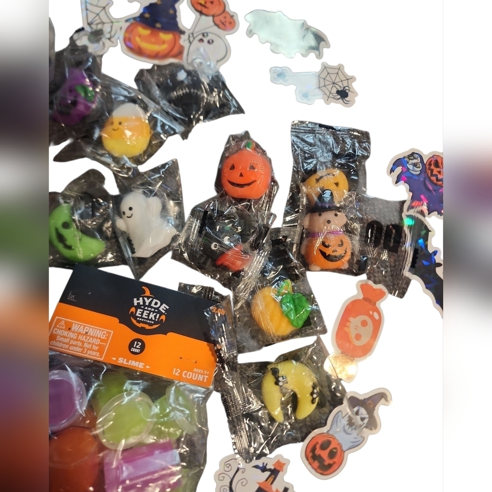 🎃10 Quality Prefilled Halloween Pumpkin Party Favor Bags That Kids Will Love☠️ - Picture 6 of 9